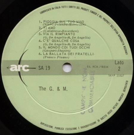 G &amp; M (später Oliver Onions) beat melody 1966 .jpg