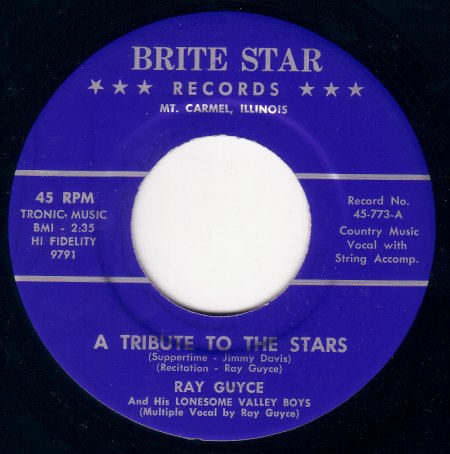 Guyce, Ray &amp; his Lonesome Valley Boys - A tribute to the stars - Brite Star.jpg