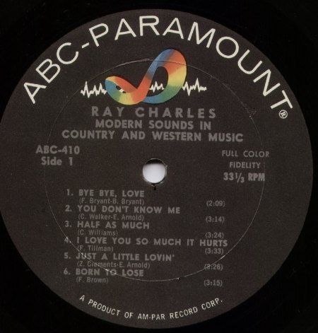 Charles, Ray - Modern Sounds in Country &amp; Western - ABC-Paramount LP .jpg