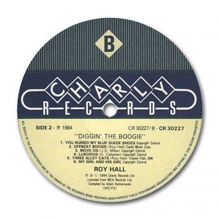 Roy Hall - LP Charly 1984 - LabelB.JPG