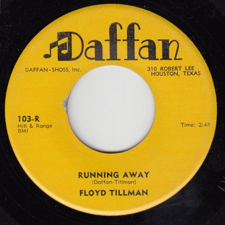 FLOYD TILLMAN - Running away -A-.JPG
