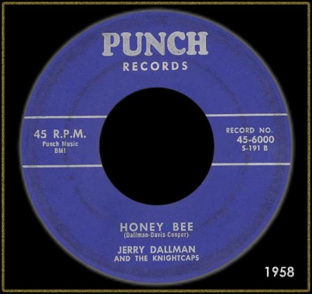 JERRY DALLMAN &amp; THE KNIGHTCAPS - HONEY BEE_IC#001.jpg