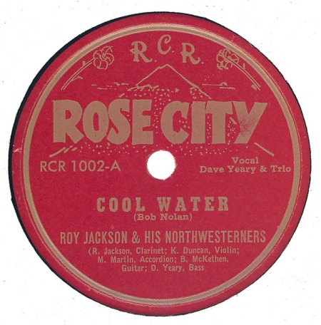Cool Water01Roy Jackson and his Northwesterners RoseCity RCR 1002A.jpg