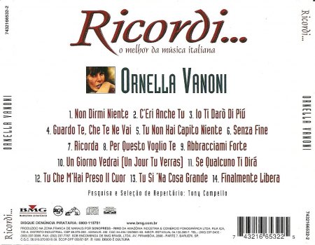 Vanoni, Ornella - Ricordi- .JPG