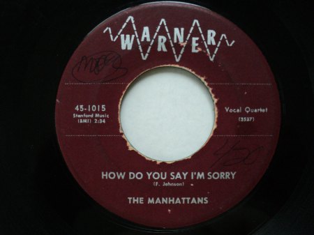 THE MANHATTANS - How do you say I'm sorry -A-.JPG