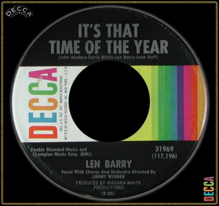 LEN BARRY - IT'S THAT TIME OF THE YEAR_IC#002.jpg