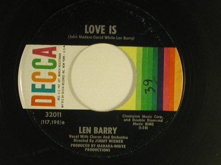 LEN BARRY - Love is -B2-.jpg