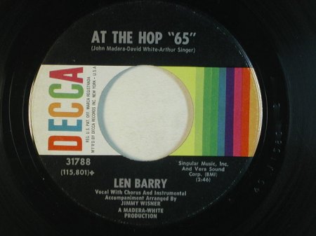 LEN BARRY - At the Hop 65 -B-.jpg