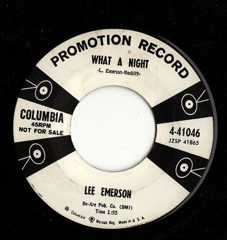 Emerson, Lee - What a night.jpg