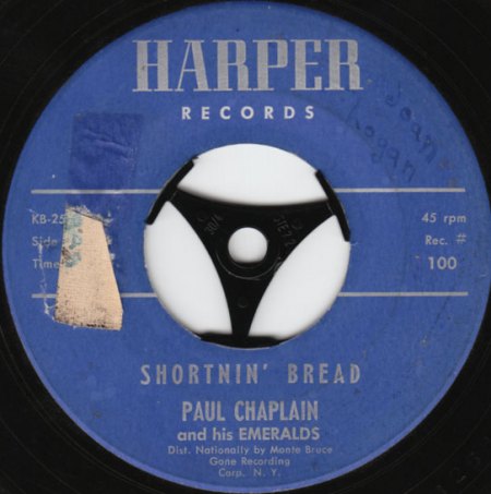 Paul Chaplain And The Emeralds - Shortnin' Bread.jpg