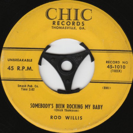 Rod Willis - Somebody's Been Rocking My Baby.jpg