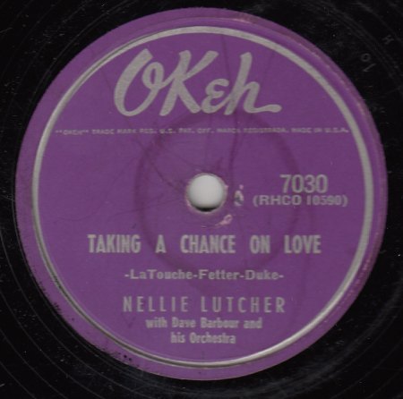 NELLIE LUTCHER - Taking a chance on love -A3-.JPG