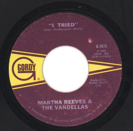 M.R. &amp; THE VANDELLAS - I tried -B-.JPG