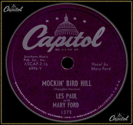 LES PAUL &amp; MARY FORD - MOCKIN' BIRD HILL_IC#002.jpg