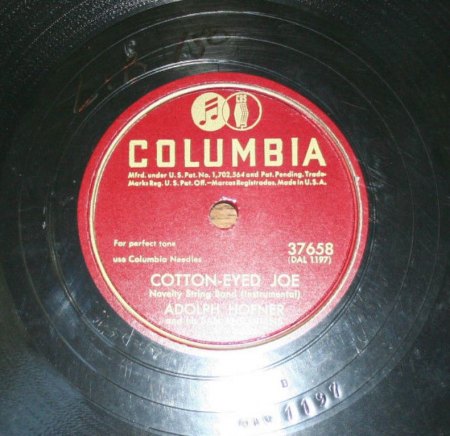 ADOLPH HOFNER - Cotton Eyed Joe -A-.JPG