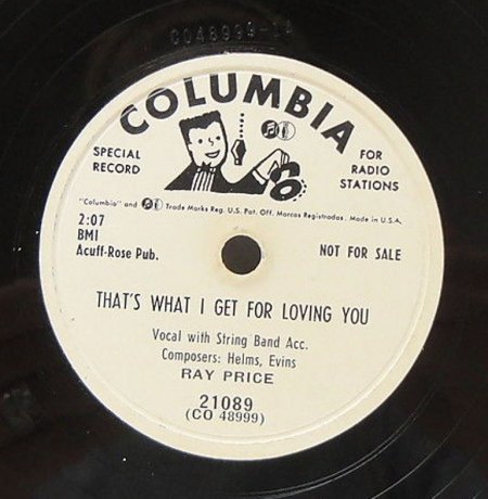 RAY PRICE - That's what I get... -B-.JPG