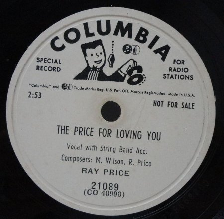 RAY PRICE - The price for loving you -A-.JPG