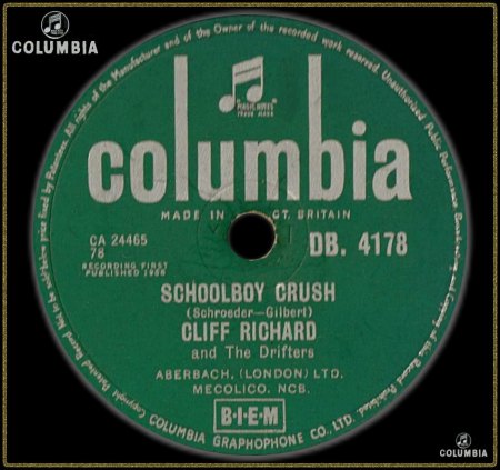 CLIFF RICHARD &amp; THE DRIFTERS (THE SHADOWS) - SCHOOLBOY CRUSH_IC#002.jpg
