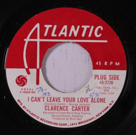 CLARENCE CARTER - I can't leave your love alone -B-.jpg