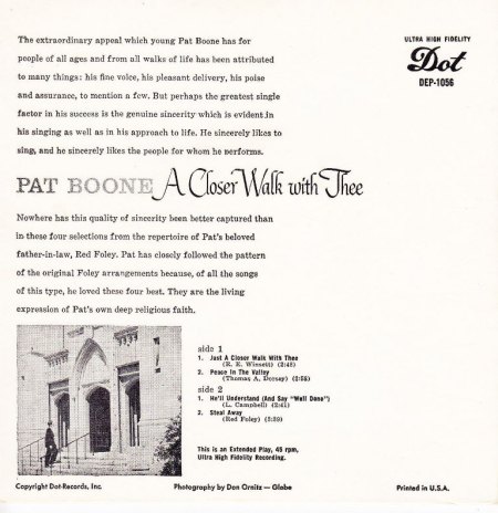 PAT BOONE-EP - A Clser Walk With Thee - CV RS -.jpg