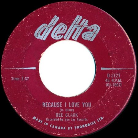 DEE CLARK - Because I love you -A-.JPG