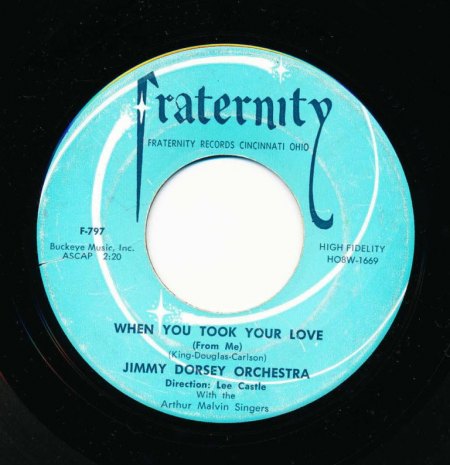 JIMMY DORSEY - When you took your love -B-.JPG
