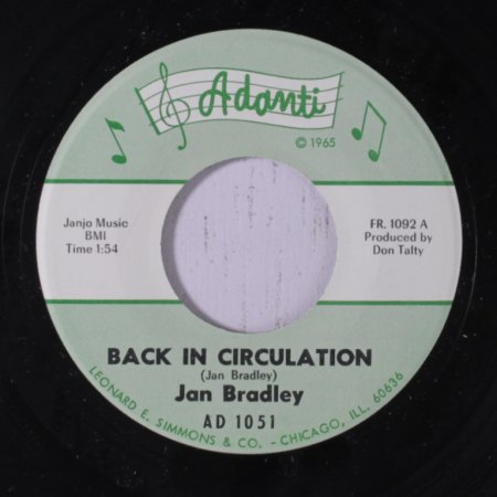 JAN BRADLEY - Back in circulation -B-.JPG