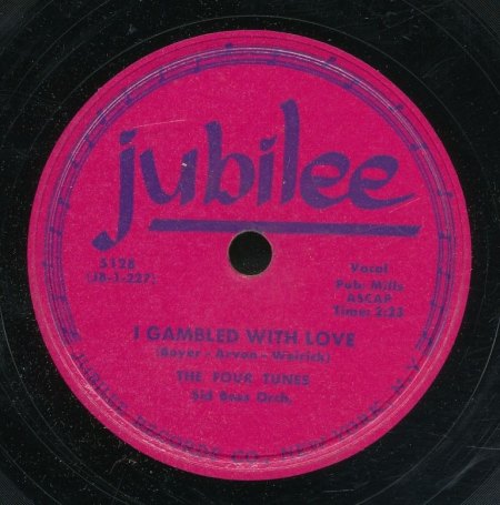 FOUR TUNES - I gambled with love -B-.JPG