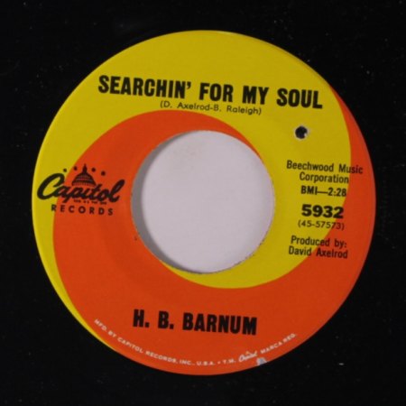 H.B. BARNUM - Searchin' for my soul -B-.JPG