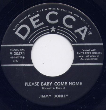 JIMMY DONLEY - Please Baby come home -B-.JPG