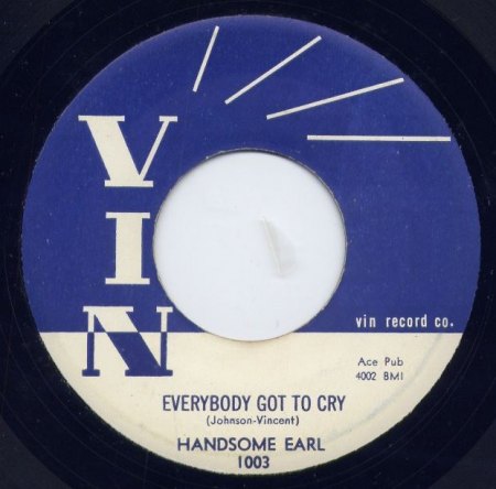 HANDSOME EARL (KING) - Everybody got to cry -A4-.JPG