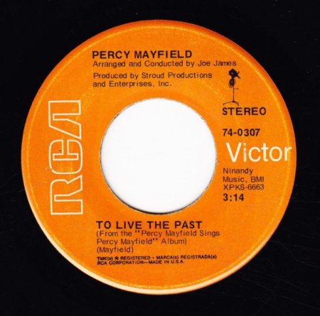 PERCY MAYFIELD - To live the past -A-.JPG