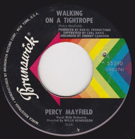 PERCY MAYFIELD - Walking on a tightrope -A7-.JPG