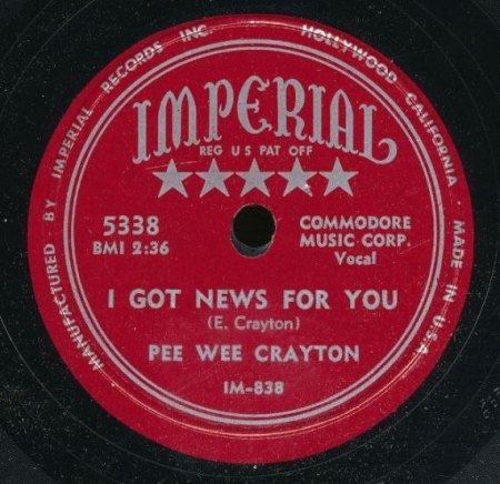 PEE WEE CRAYTON - I got news for you -B2-.JPG