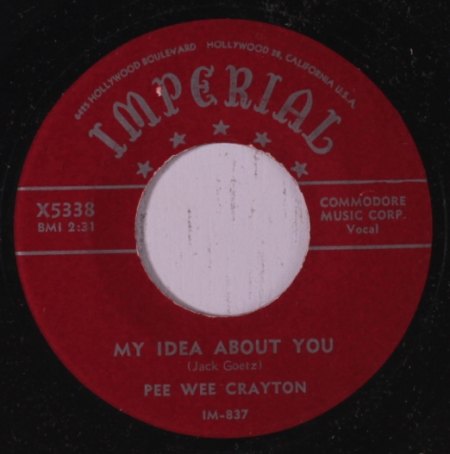 PEE WEE CRAYTON - My idea about you -B6-.JPG