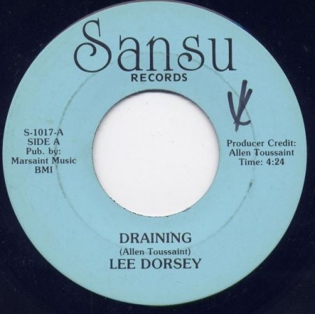 LEE DORSEY - Draining -B-.JPG