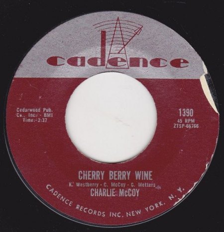 CHARLIE MCCOY - Cherry Berry Wine -A-.JPG