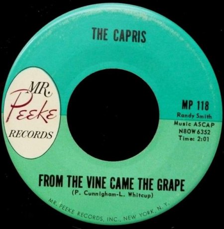 CAPRIS - From the vine came the grape -A-.JPG