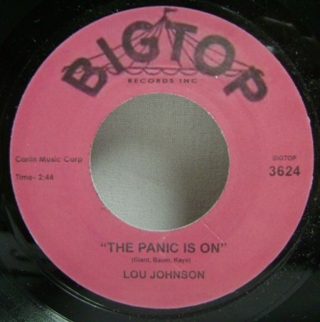 LOU JOHNSON - The panic is on -B-.JPG