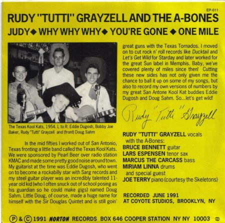 Grayzell, Rudy ''Tutti'' &amp; the A-Bones EP (4)_Bildgröße ändern.jpg