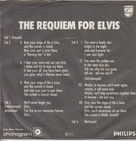 INSTRUMENTAL - The requiem for Elvis (Prod. Tony Marshall) - CV RS -.jpg