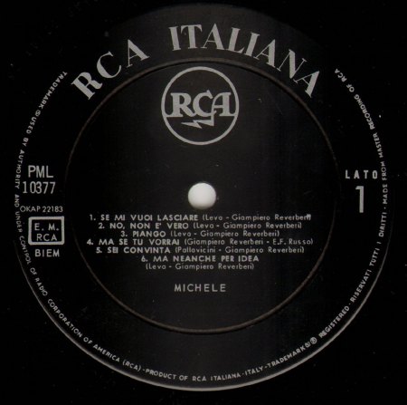 Michele (1964) LP .JPG