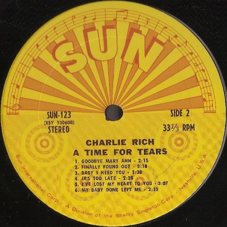 Rich, Charlie - A Time For Tears .jpeg