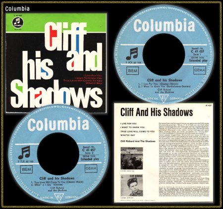 CLIFF RICHARD &amp; THE SHADOWS COLUMBIA (D) EP C 41457_IC#001.jpg