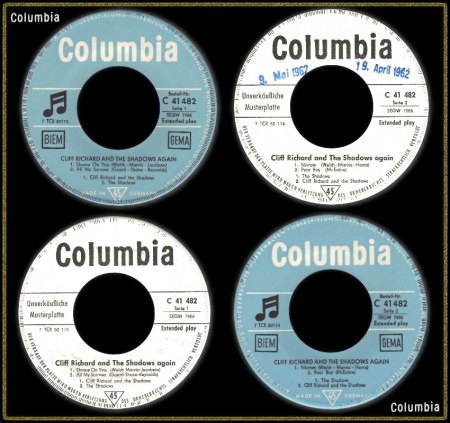 CLIFF RICHARD &amp; THE SHADOWS COLUMBIA (D) EP C 41482_IC#003.jpg