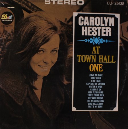 Hester,Carolyn20At The town hall Dot LP.JPG