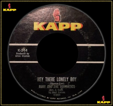 RUBY &amp; THE ROMANTICS - HEY THERE LONELY BOY_IC#002.jpg