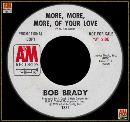 BOB BRADY &amp; THE CON CHORDS - MORE MORE MORE OF YOUR LOVE_IC#003.jpg