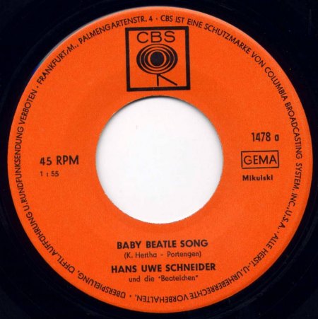 Schneider,Hans Uwe03Baby Beatle Song CBS.JPG