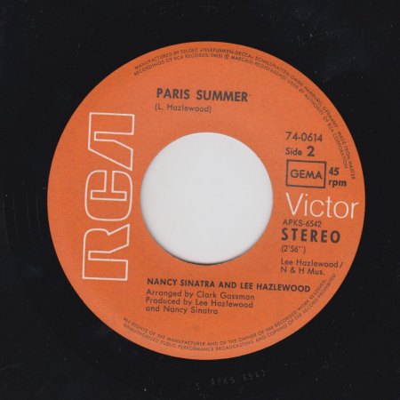 NANCY SINATRA &amp; LEE HAZLEWOOD - Paris Summer -B-.jpg